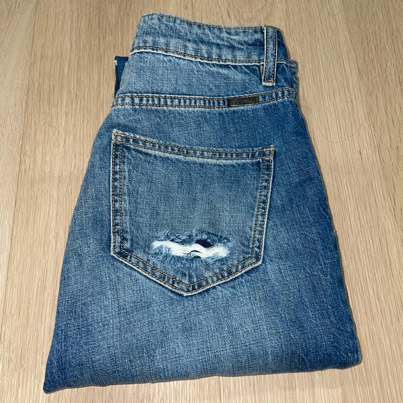 NEW KanCan Distressed Boyfriend Jeans+Perfect Fit+S 24, 27 Relaxed+High Waist - Picture 2 of 9